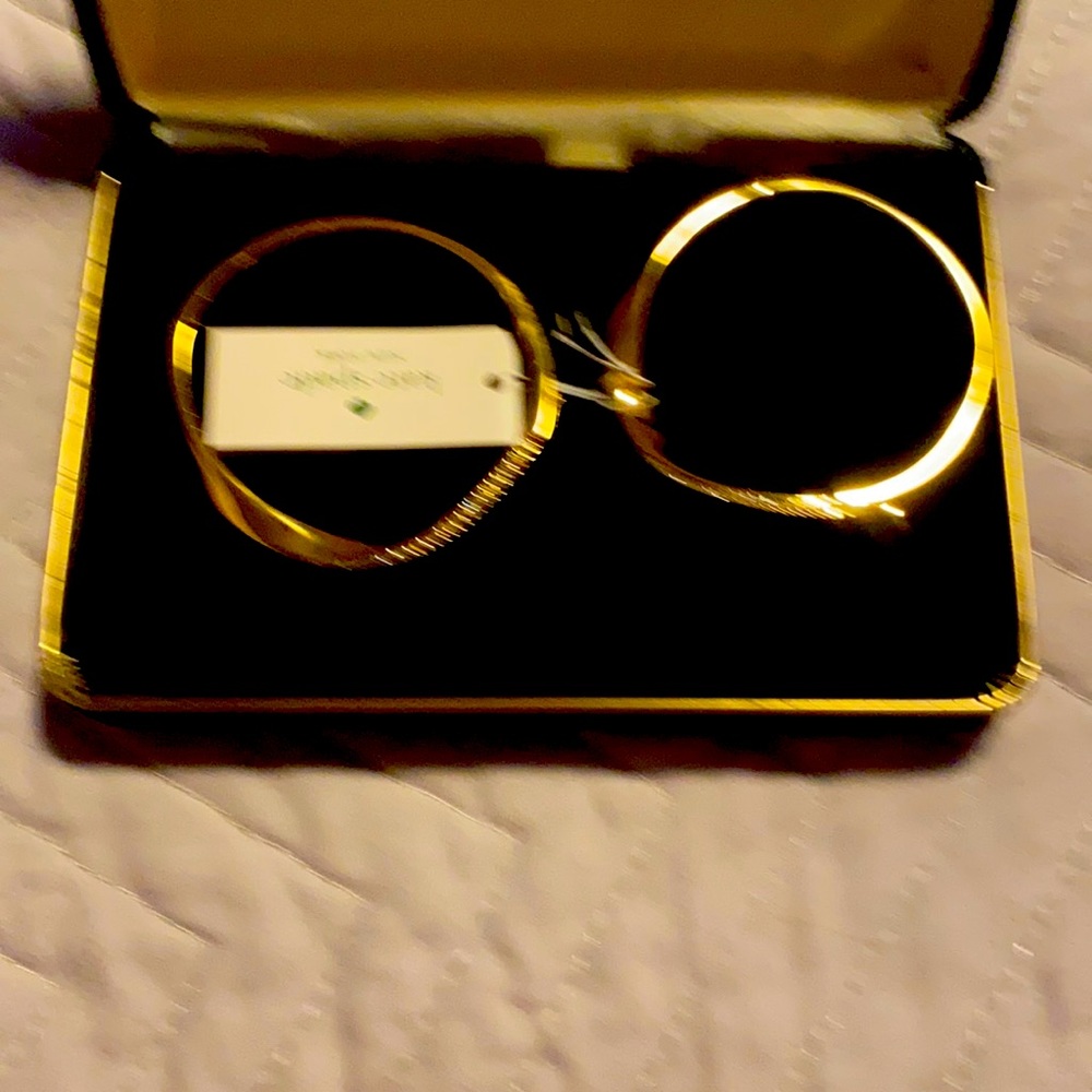 Kate spade gold bangles